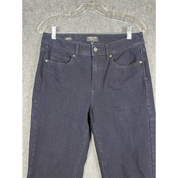 NYDJ Denim - NYDJ Jeans Women size 6 Dark Wash High Waisted Curves 360 Shape Straight Leg